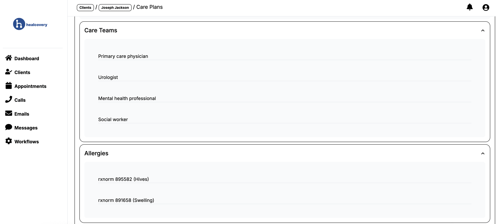 A Comprehensive Care Plan